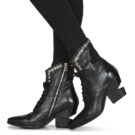 Airstep / A.S.98 TINGET LACE Schwarz Damen Stiefeletten - 8