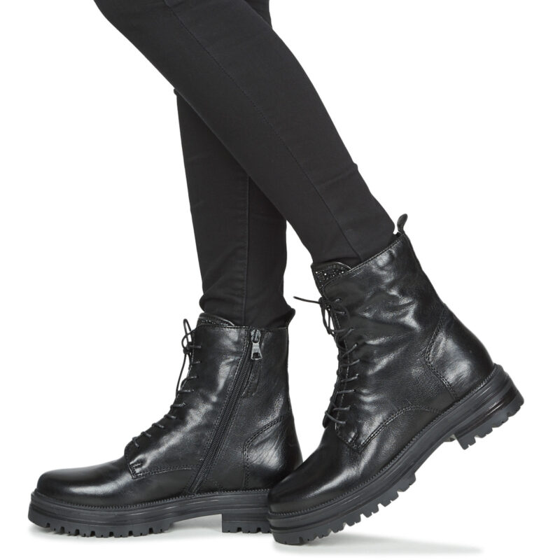 Mjus DOBLE LACE Black Women's Ankle Boots - 8