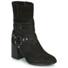 Mjus Botines negros para mujer TUA BUCKLE - Talla 1