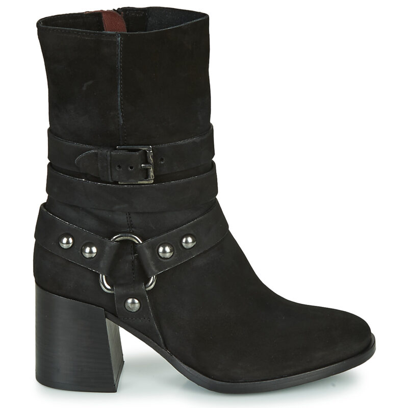 Mjus Botines negros para mujer TUA BUCKLE - Talla 2