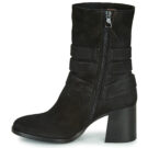 Mjus Botines negros para mujer TUA BUCKLE - Talla 4