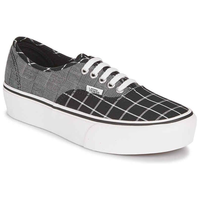 Vans AUTHENTIC PLATFORM 2.0 Graue Low Sneakers Damen - Gr&ouml;&szlig;e 1