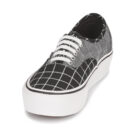 Vans AUTHENTIC PLATFORM 2.0 Graue Low Sneakers Damen - Gr&ouml;&szlig;e 3