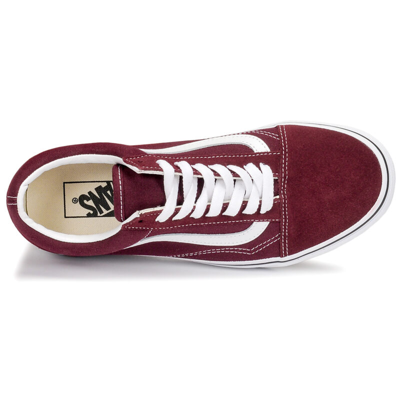 Vans OLD SKOOL Rote Herren-Sneaker - Gr&ouml;&szlig;e 6