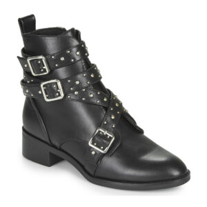 Only  BRIGHT 14 PU STUD BOOT  Nero -  Stivaletti Donna