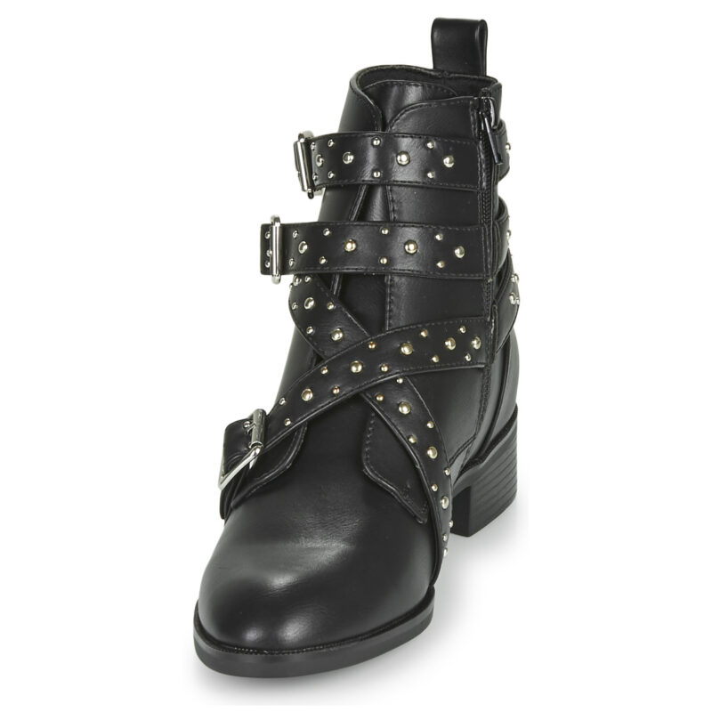 Only BRIGHT 14 PU STUD BOOT Black Women's Ankle Boots - 3