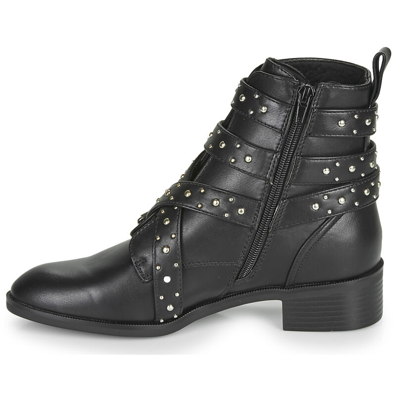 Only BRIGHT 14 PU STUD BOOT Black Women's Ankle Boots - 4