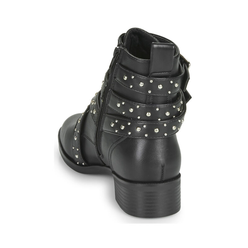 Only BRIGHT 14 PU STUD BOOT Black Women's Ankle Boots - 5