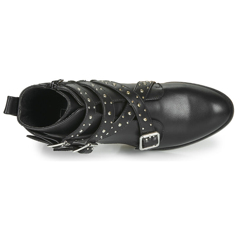 Only BRIGHT 14 PU STUD BOOT Black Women's Ankle Boots - 6