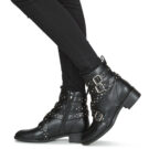 Only BRIGHT 14 PU STUD BOOT Black Women's Ankle Boots - 8