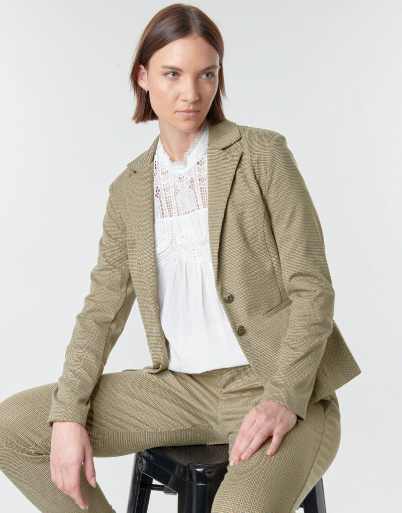 Giacca  Cream  ANETT BLAZER  Beige Giacche Donna - 5