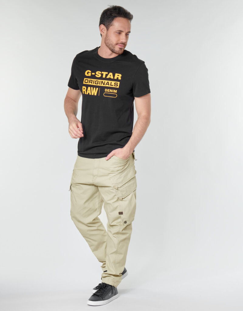 T-shirt G-Star Raw COMPACT JERSEY O Nero T-shirt maniche corte Uomo - 3