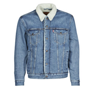 Giacca in jeans  Levis  TYPE 3 SHERPA TRUCKER  Blu -  Giacche in jeans Uomo
