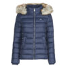 Piumino  Tommy Jeans  TJW BASIC HOODED DOWN JACKET  Marine -   Piumini Donna