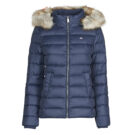 Piumino  Tommy Jeans  TJW BASIC HOODED DOWN JACKET  Marine -   Piumini Donna - 1