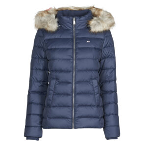 Piumino  Tommy Jeans  TJW BASIC HOODED DOWN JACKET  Marine -   Piumini Donna