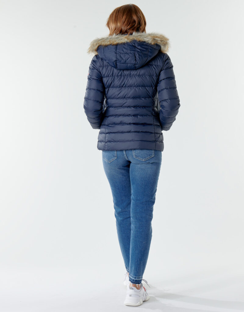 Piumino  Tommy Jeans  TJW BASIC HOODED DOWN JACKET  Marine -   Piumini Donna - 4
