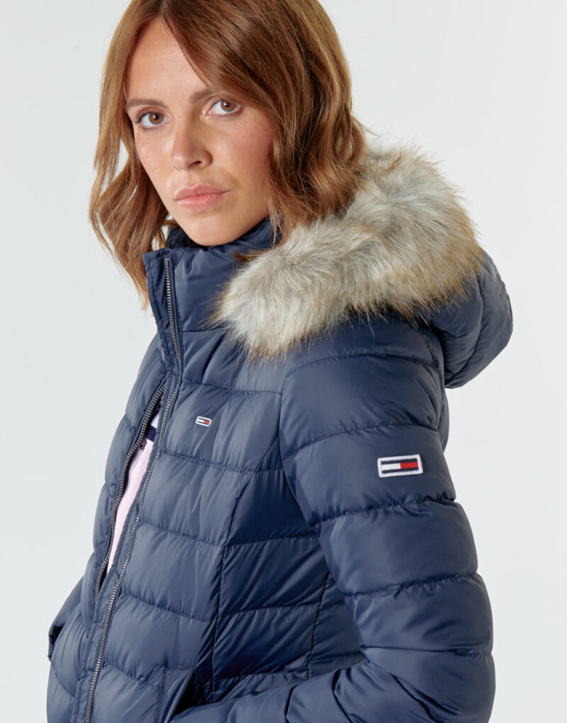 Piumino  Tommy Jeans  TJW BASIC HOODED DOWN JACKET  Marine -   Piumini Donna - 5