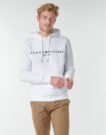 Felpe con cappuccio Tommy Hilfiger TOMMY LOGO HOODY Bianco Felpe con cappuccio Uomo - 2