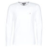 T-shirts a maniche lunghe Tommy Hilfiger STRETCH SLIM FIT LONG SLEEVE TEE Bianco T-shirts a maniche lunghe Uomo