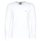 Tommy Hilfiger STRETCH SLIM FIT LONG SLEEVE TEE White Long-sleeved T-shirts Men - 1