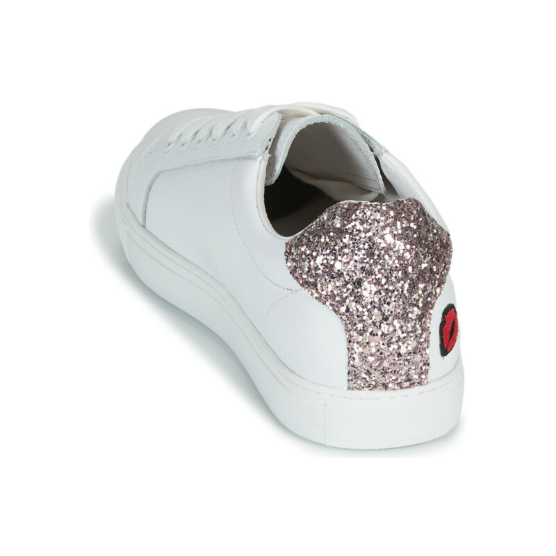 Bons baisers de Paname SIMONE BISOUS Bianco Sneakers basse Donna - 5