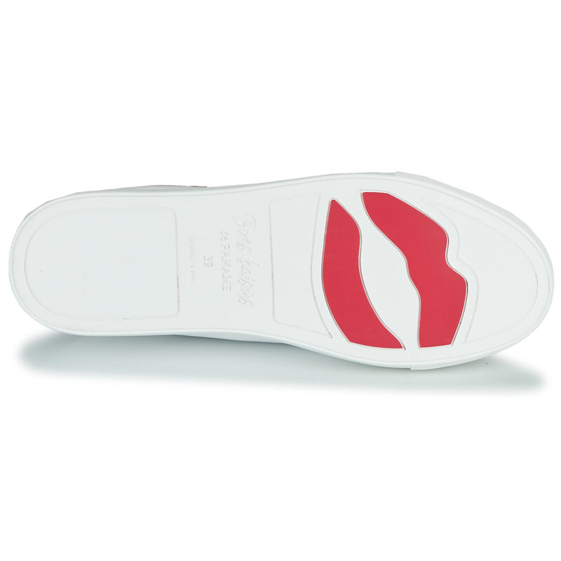 Bons baisers de Paname SIMONE BISOUS Bianco Sneakers basse Donna - 7