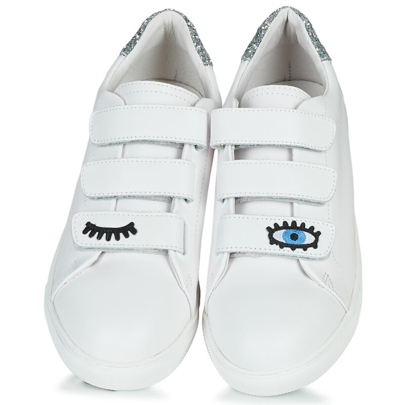 Bons baisers de Paname EDITH EYES Bianco Sneakers basse Donna - 6