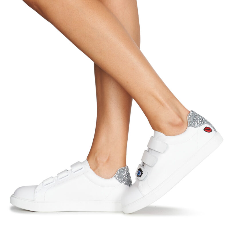 Bons baisers de Paname EDITH EYES Bianco Sneakers basse Donna - 8