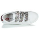 Bons baisers de Paname EDITH GLITTER TONGUE Bianco Sneakers basse Donna - 6