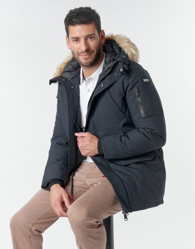 Parka  Schott  NELSON20  Blu -  Parka Uomo - 5