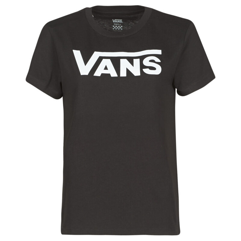 Camiseta Vans FLYING V CREW TEE Negra Camiseta de manga corta Mujer - 1