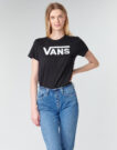 Camiseta Vans FLYING V CREW TEE Negra Camiseta de manga corta Mujer - 2