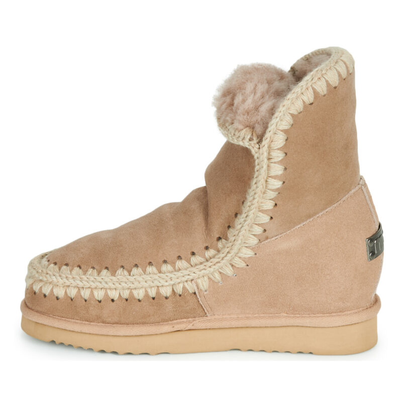 Mou Bottines ESKIMO INNER WEDGE SHORT beiges pour femmes - 4