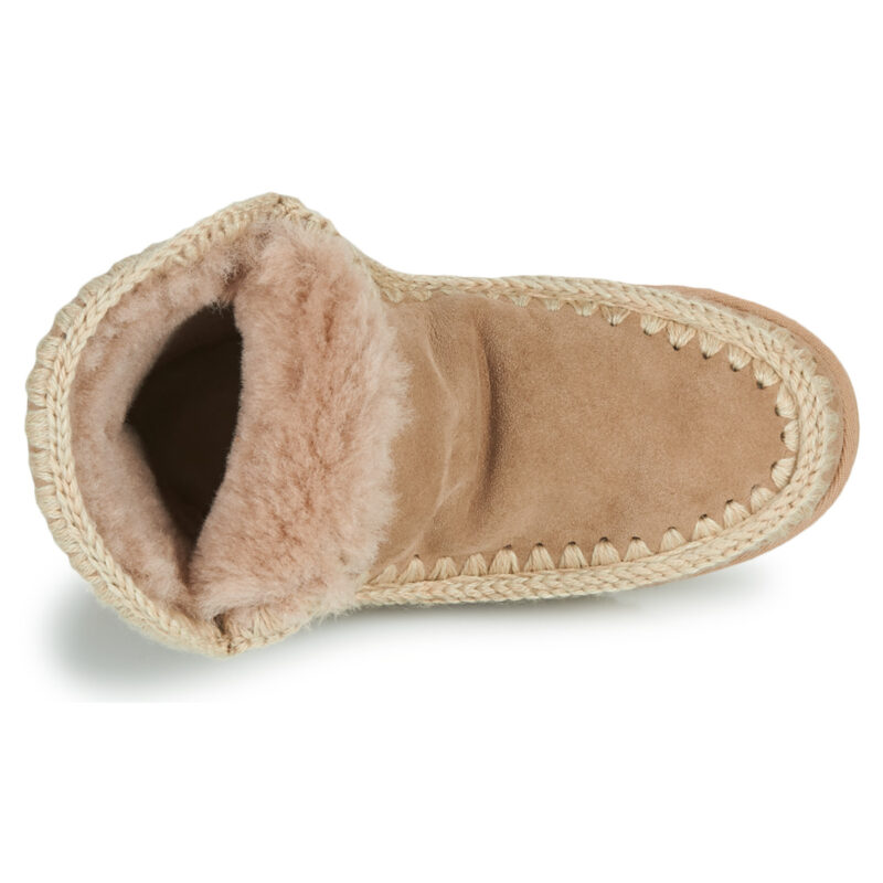 Mou Bottines ESKIMO INNER WEDGE SHORT beiges pour femmes - 6