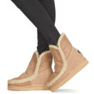Mou Bottines ESKIMO INNER WEDGE SHORT beiges pour femmes - 8