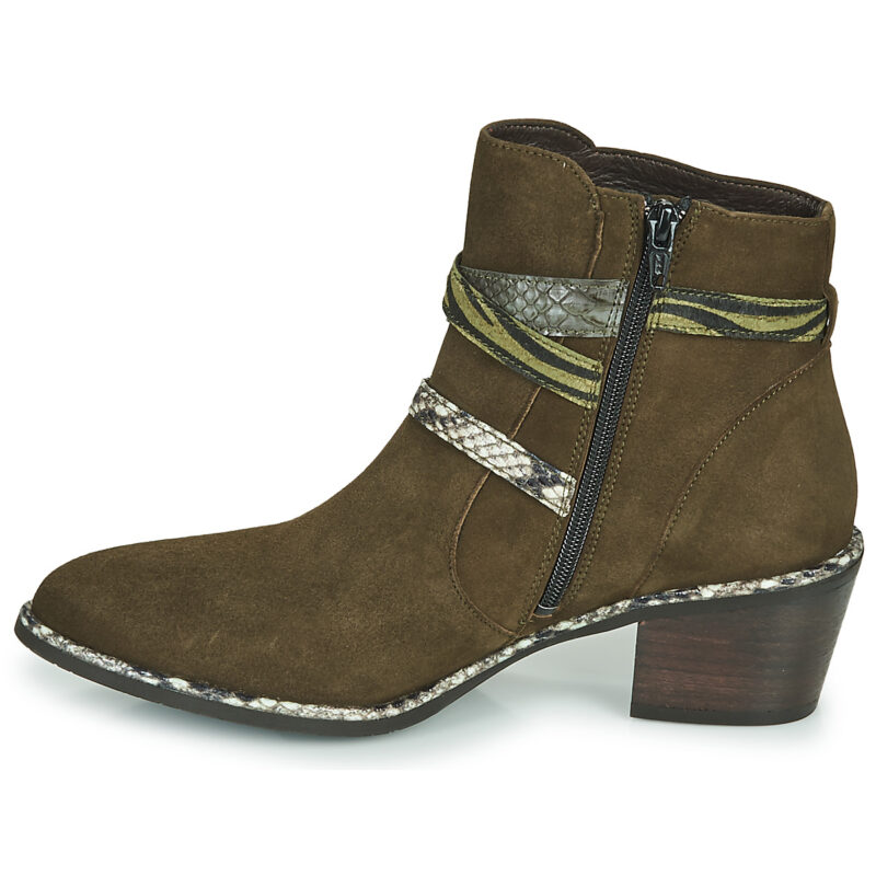 Regard NAPOLI V3 VELOURS MILITARE Kaki Stivaletti Donna - 4