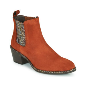 Regard  NOISY V3 VELOURS TUILE  Rosso -  Stivaletti Donna