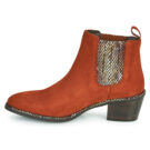 Regard NOISY V3 VELOURS TUILE Rosso Stivaletti Donna - 4