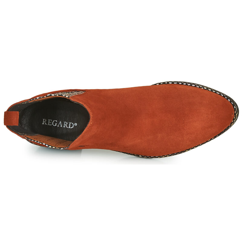 Regard NOISY V3 VELOURS TUILE Rosso Stivaletti Donna - 6