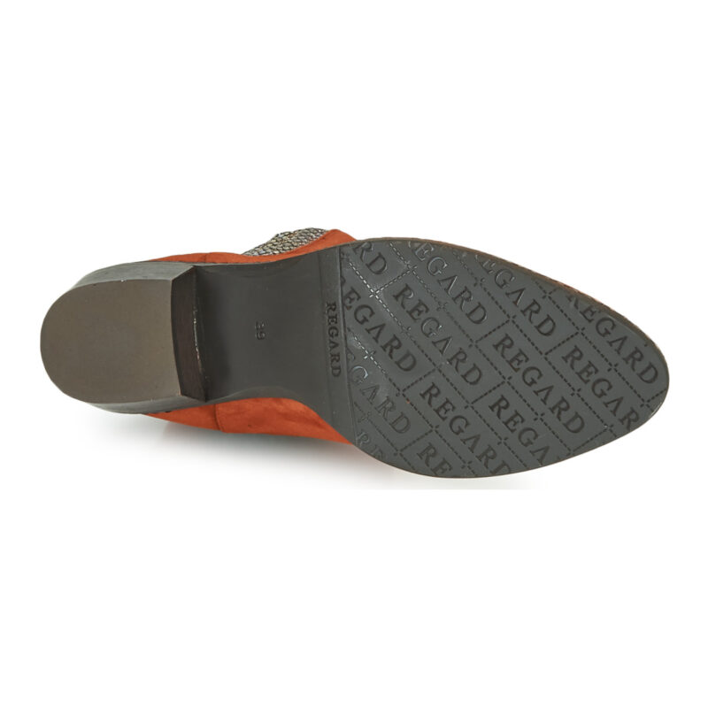Regard NOISY V3 VELOURS TUILE Rosso Stivaletti Donna - 7