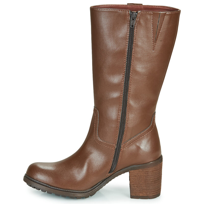 Dream in Green NISCUIT Brown Heeled Boots Women - 4