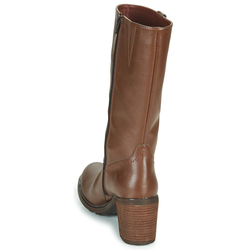 Dream in Green NISCUIT Brown Heeled Boots Women - 5