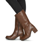 Dream in Green NISCUIT Brown Heeled Boots Women - 8