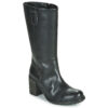Dream in Green NISCUIT Black Heeled Boots Women