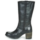 Dream in Green NISCUIT Black Heeled Boots Women - 4