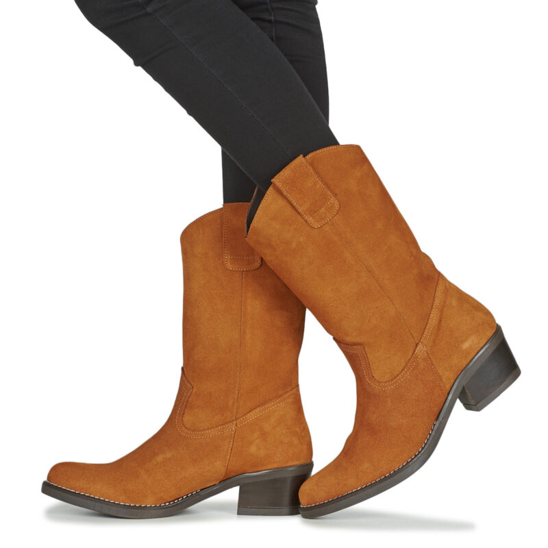 Casual Attitude NESCARGO Brown Heeled Boots Women - 8