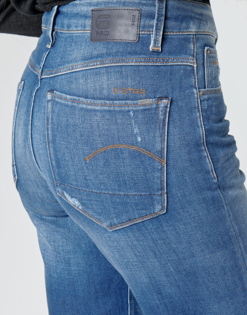 Jeans G-Star Raw 3301 HIGH STRAIGHT 90'S ANKLE WMN Blu Jeans Donna - 5