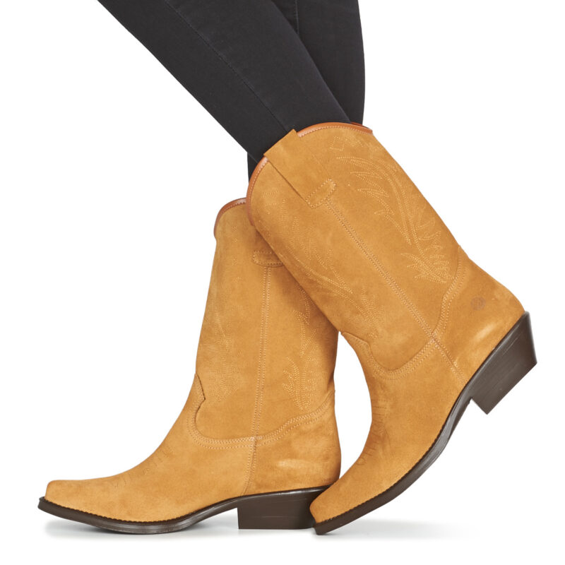 Betty London Botas de tac&oacute;n marrones LOVA para mujer - 8