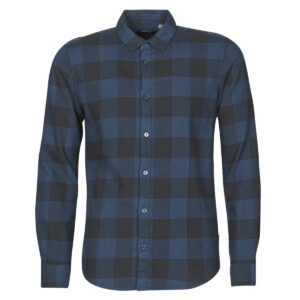 Camicia a maniche lunghe  Only & Sons   ONSGUDMUND  Blu -  Camicie a maniche lunghe Uomo